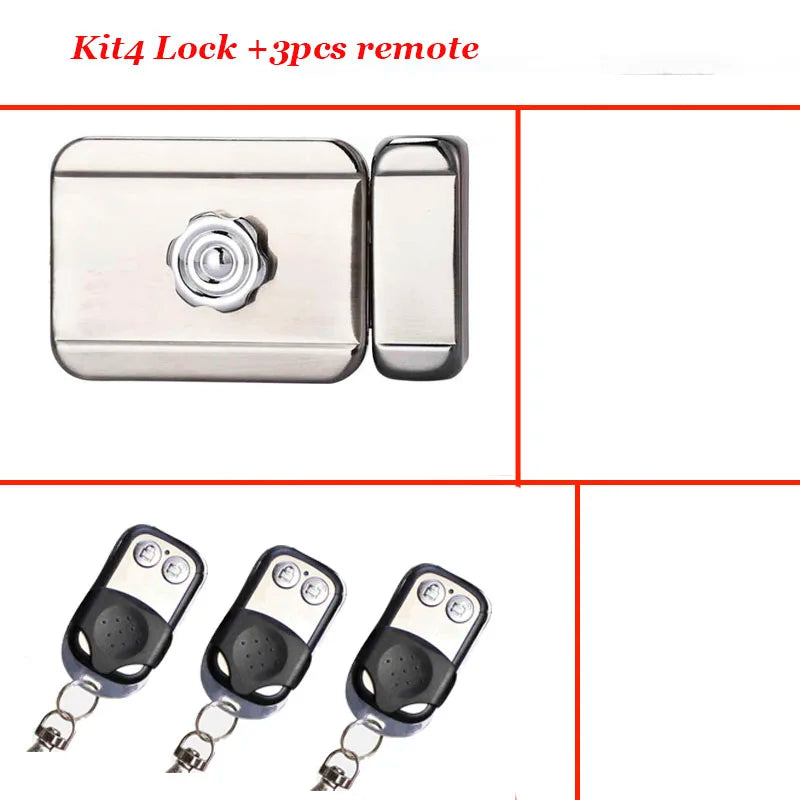 AA Battery Driven Remote Control Electric Lock Hidden