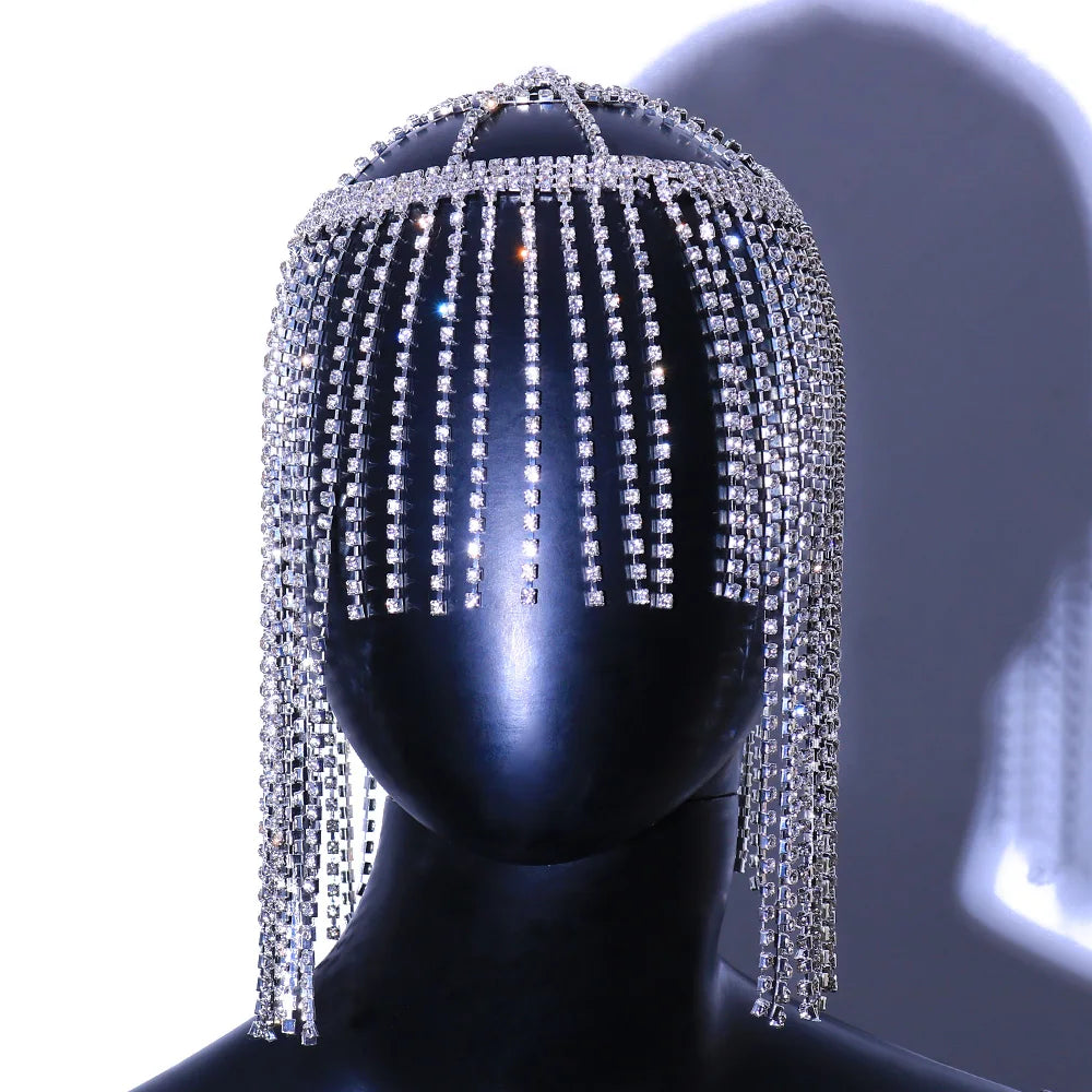Stonefans Exaggerated Fringe Hair Chain Accessories Braids Y2k