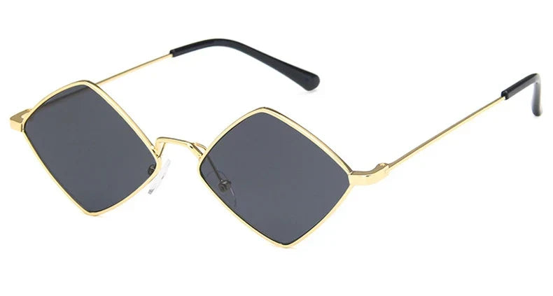 Hipster Polygon Women Sunglasses Irregular Vintage Small Frame