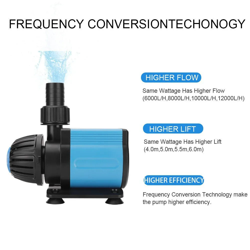 High Power Aquarium AC Variable Frequency Submersible Pump