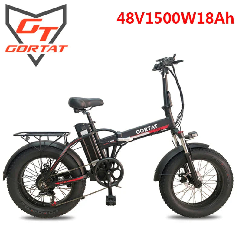 Electric Bicycle 20 Inch 1500W 48V 18Ah Folding