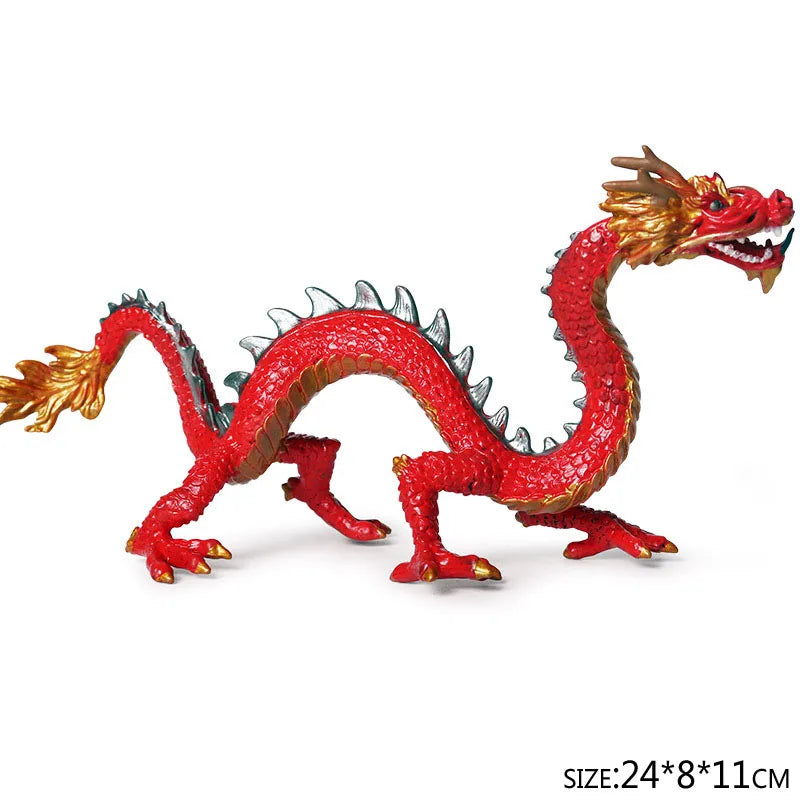 simulation dragon figurines model Savage Flying Magic Dragon
