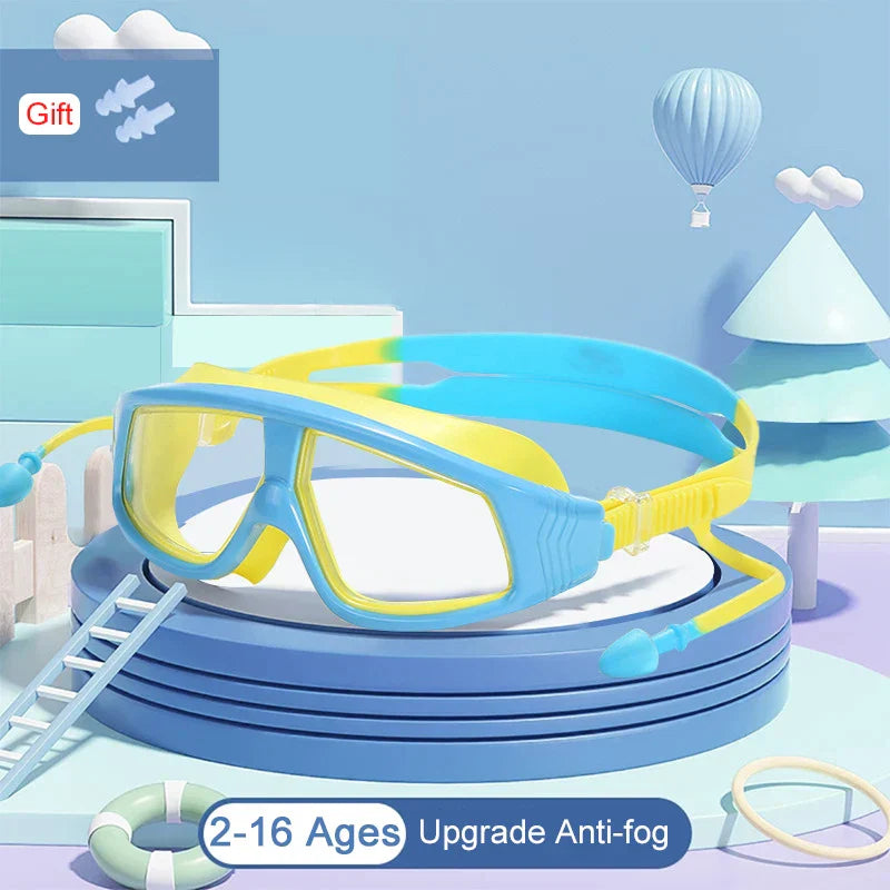 Kids Boys Girls Childrens Teens Anti-Fog HD Swimming