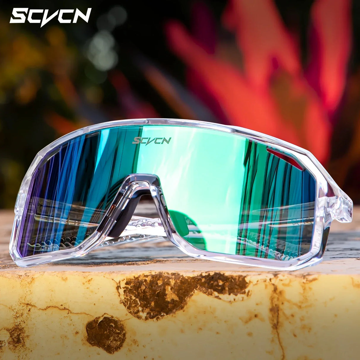 SCVCN-Sunglasses for Men Sport Cycling Glasses Bike Mountain