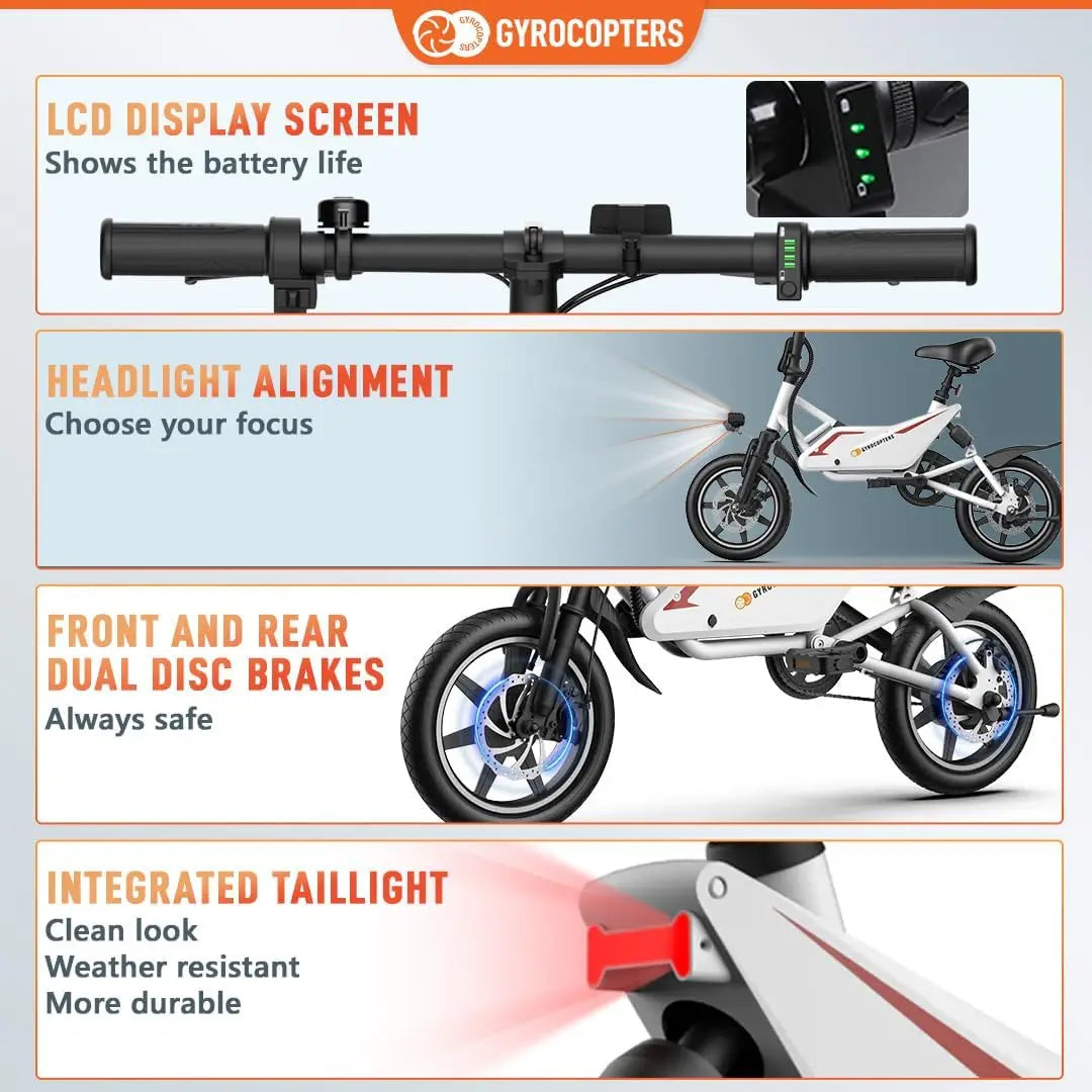 Electric Bike for Adults Folding City Ebike |