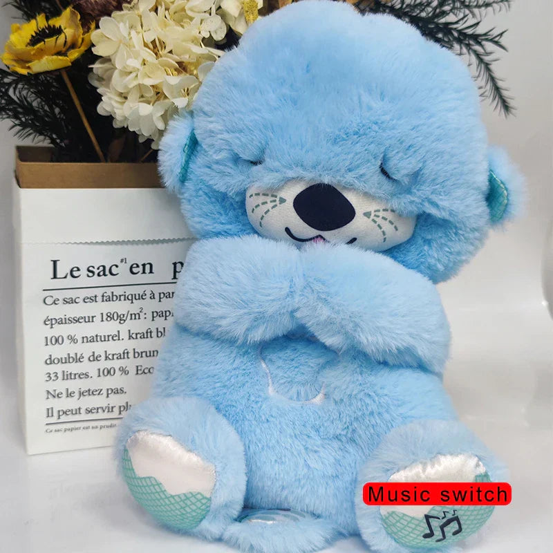 Baby Breathing Bear Baby Soothing Otter Plush Doll