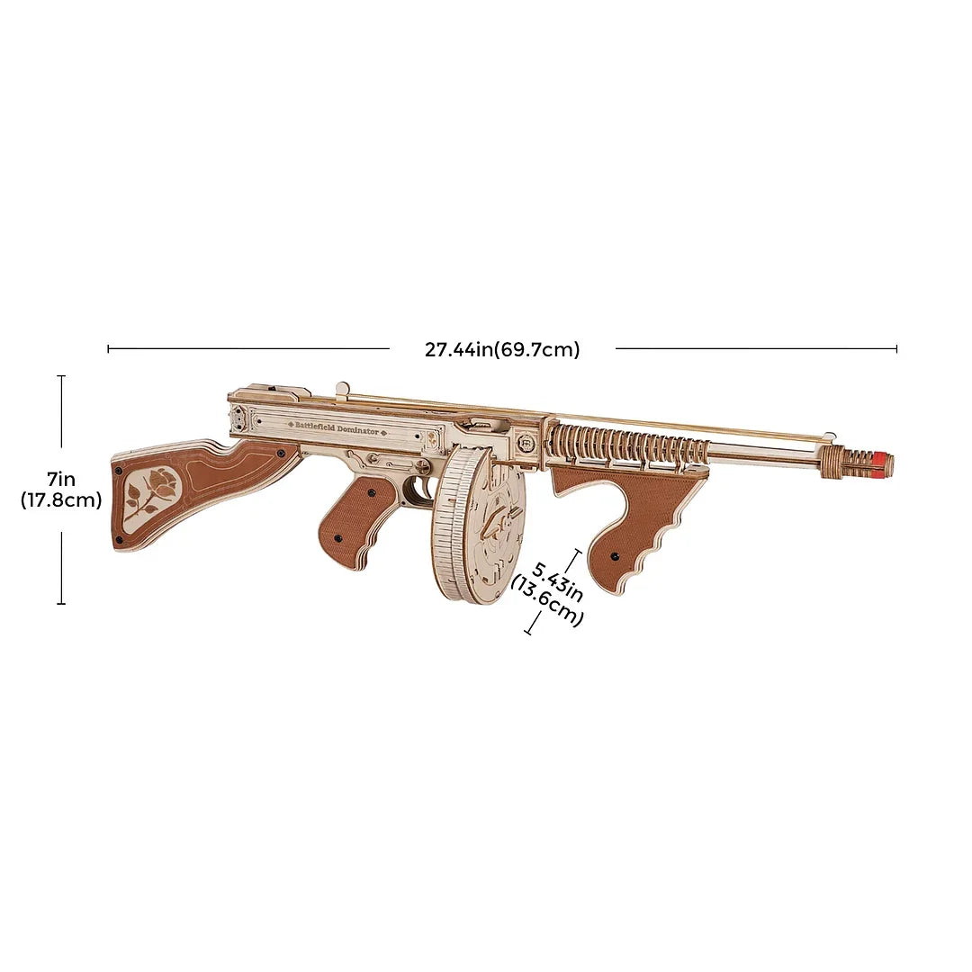 Robotime ROKR Thompson Submachine Gun Toy Adults Teens