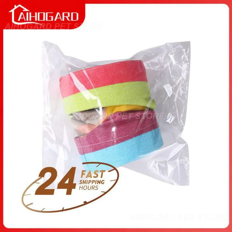 Small Pet Colorful Tunnel Toy 4 Kinds Rainbow
