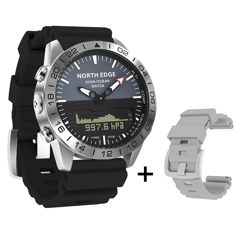 NORTH EDGE Men's Smart Business Leisure Waterproof Watch