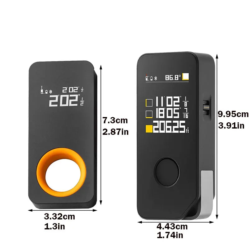New Laser Tape Measure, Smart Laser Rangefinder, 50/30M,