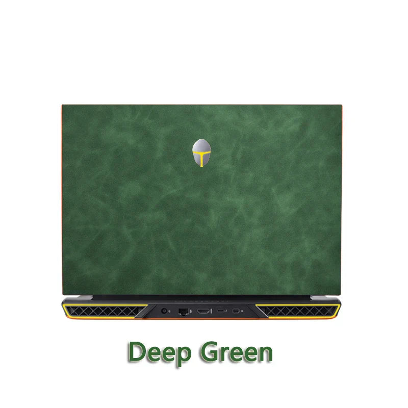 Crazy Horse PU Leather Laptop Sticker Skin Decals