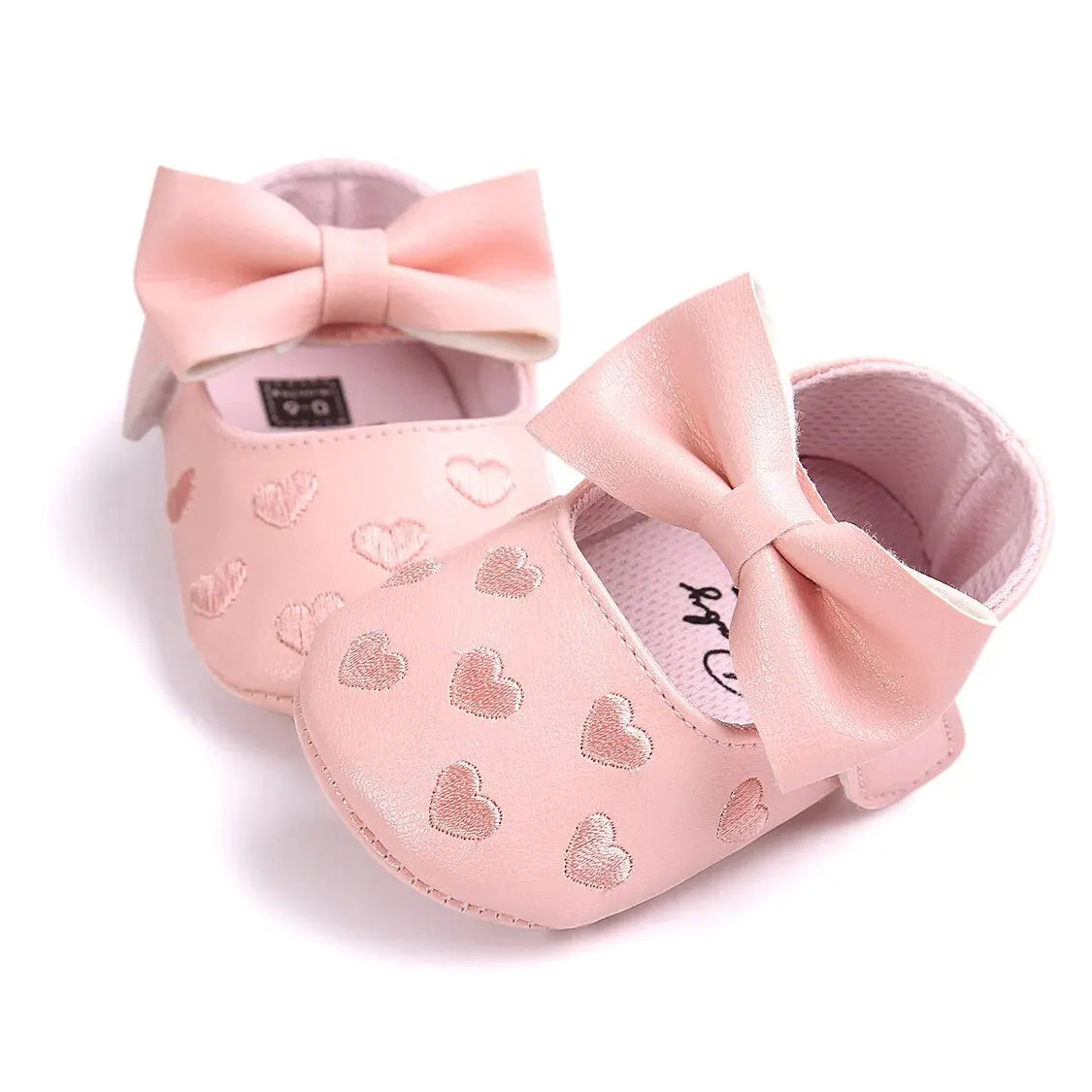 Meckior Baby Shoes Classic Dress Cute Bow-knot Heart