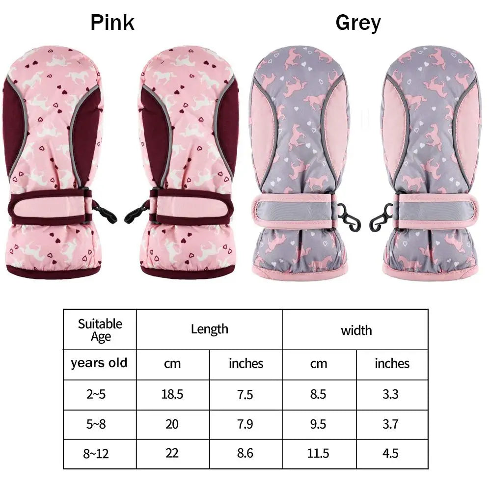 New Children Adult Winter Snow Warm Gloves Boy