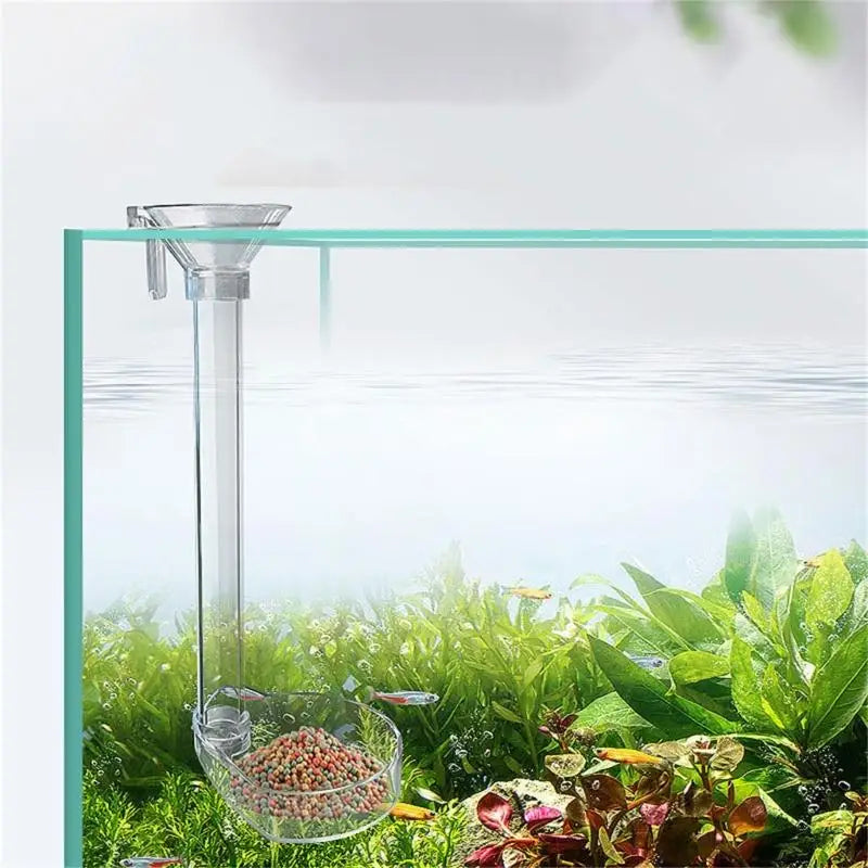 1 Set Aquarium Acrylic Feeding Tube Bowl Aquarium