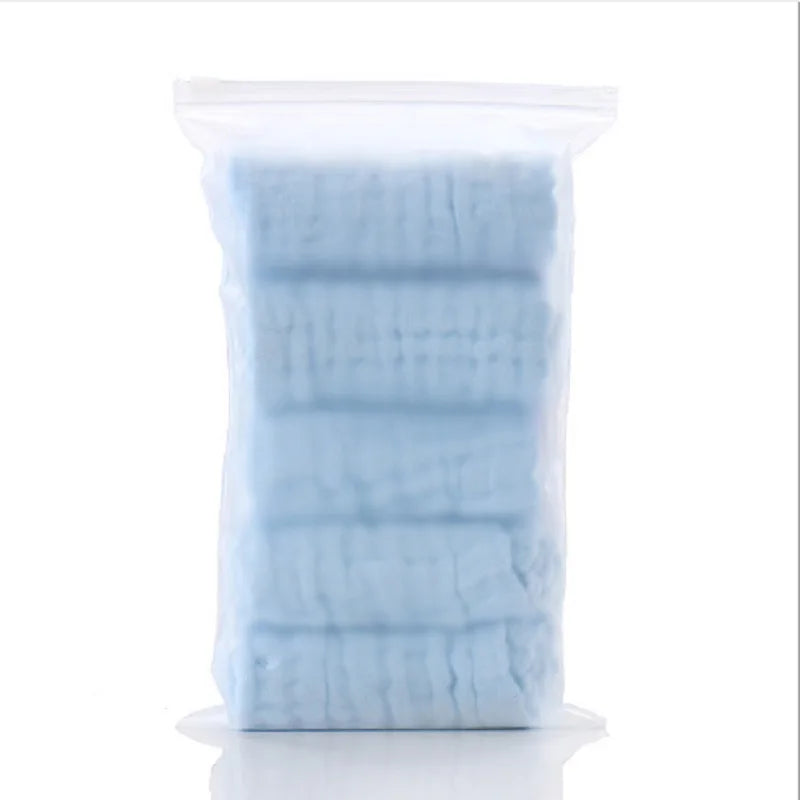 5pcs/lot Muslin 6 layers Cotton Soft Baby Towels