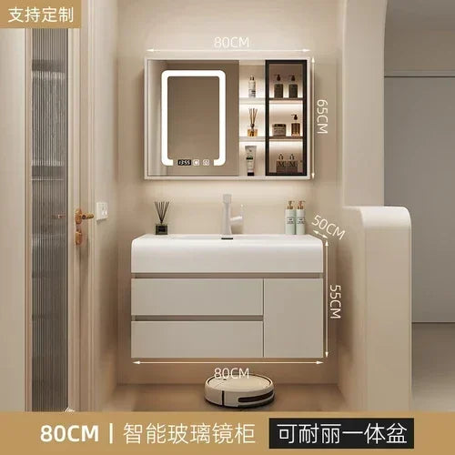 Wall Shelf Sink Bathroom Cabinet Shelfs Accessories Toilet