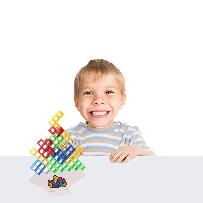 Fun Balance Stacking Building Blocks Board Game Kids