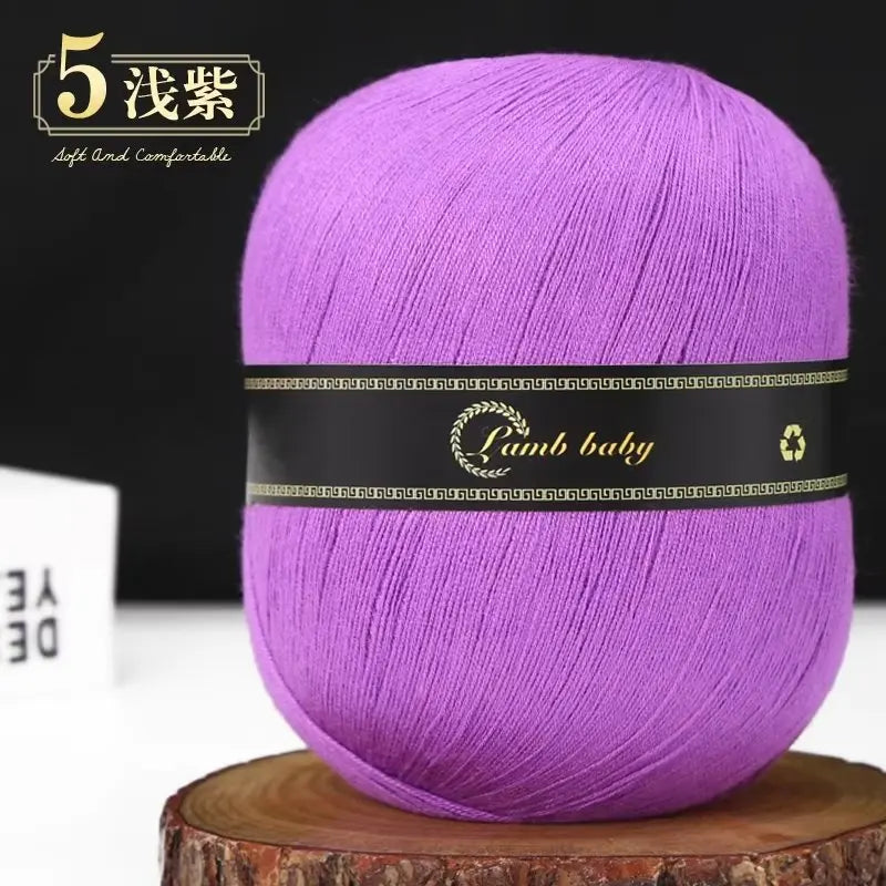 150g Solid Color Silk Cotton Yarn Soft Yarn