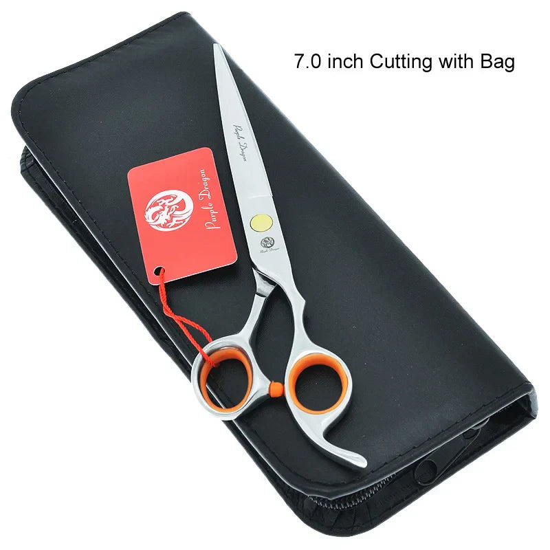 Purple Dragon 7 inch Hair Cutting Scissors 6.5