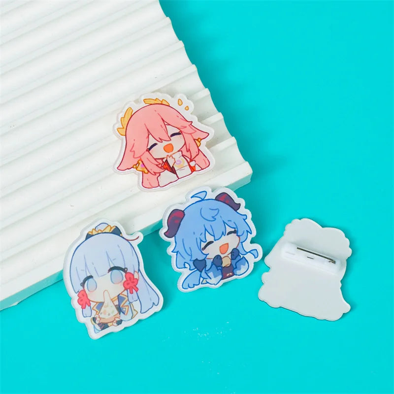 1PCS Anime Game Genshin Impact Kamisato Ayaka Yae