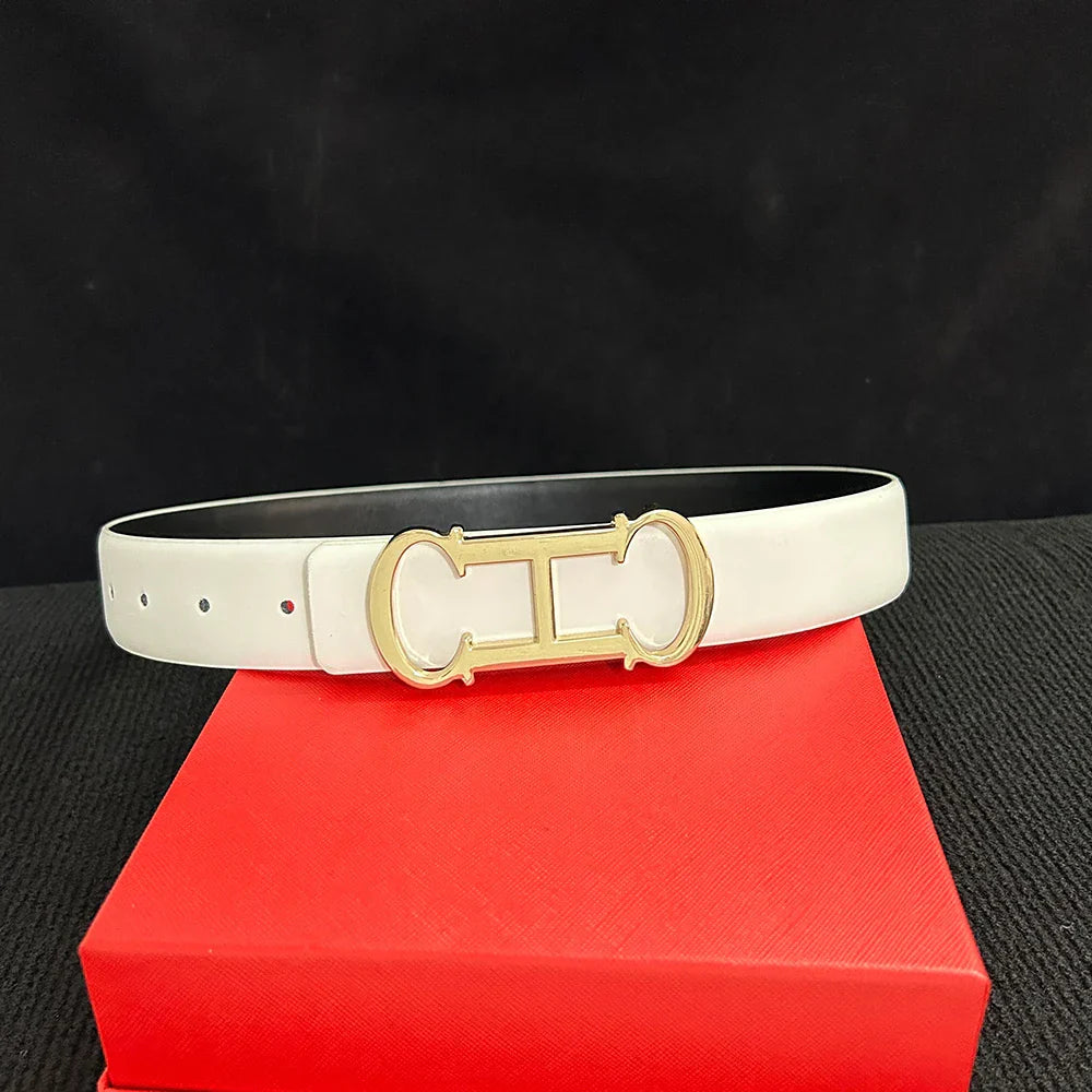 Fashion Woman Luxury Belt Famous Brand Waistband CH