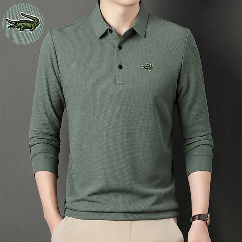 New Summer Brand Embroidered Polo Shirt Men Hot