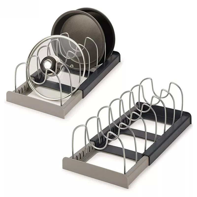 Kitchen Cabinet Organizers for Pots and Pans Expandable