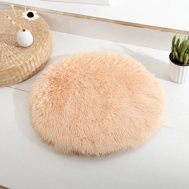 Round Cat Bed Mat Pet Sleeping Bed For