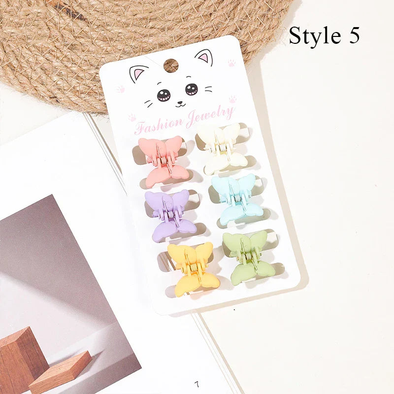 Hair Accessories For Women 6Pcs/Set Mini Crab Hair