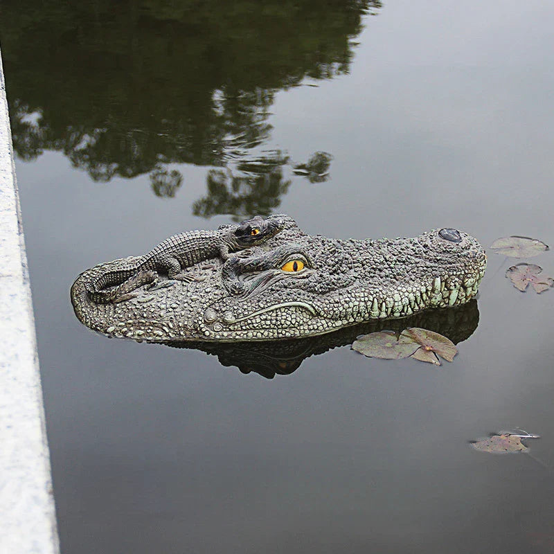 Crocodile Head Courtyard Pond Floating Animal Ornaments Park
