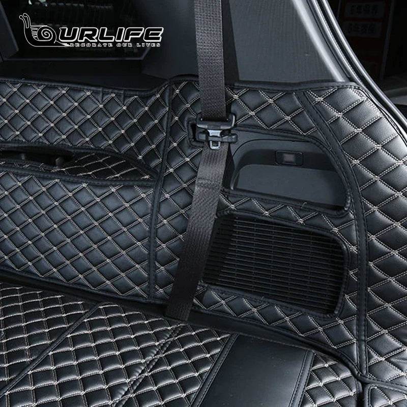 For GAC Trumpchi GS8 2021 2022 2023 2024 Accessories Car Boot Mat Rear Trunk Liner Cargo Leather Tray Protector Accessories Mats