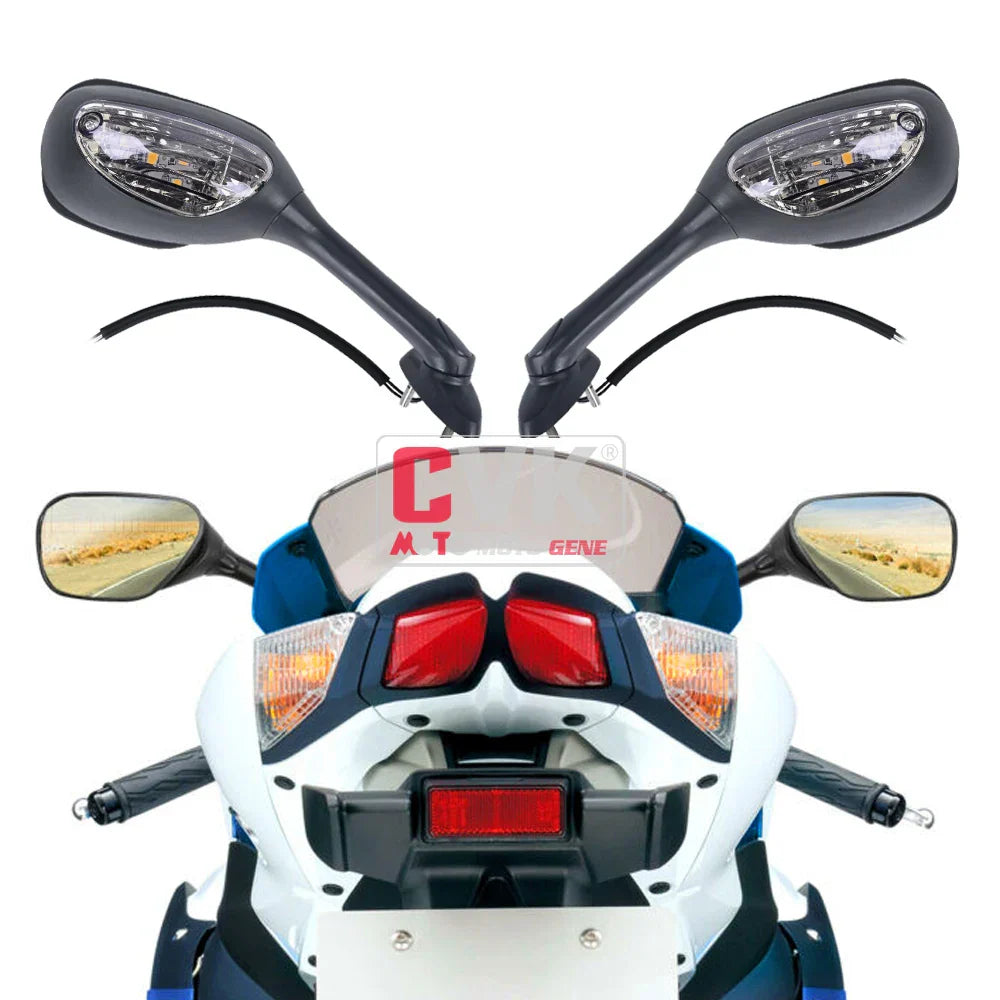 CVK RearView Mirror LED Light For Suzuki GSXR600