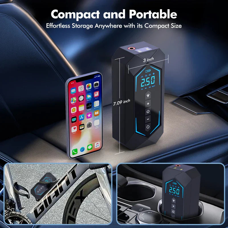 Car Tire inflation pump Portable Air Compressor Wireless