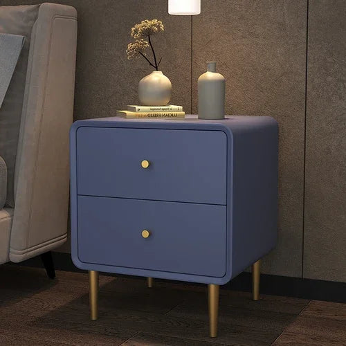 Storage Organizer Bedsides Table Drawers Unique Wood Italian