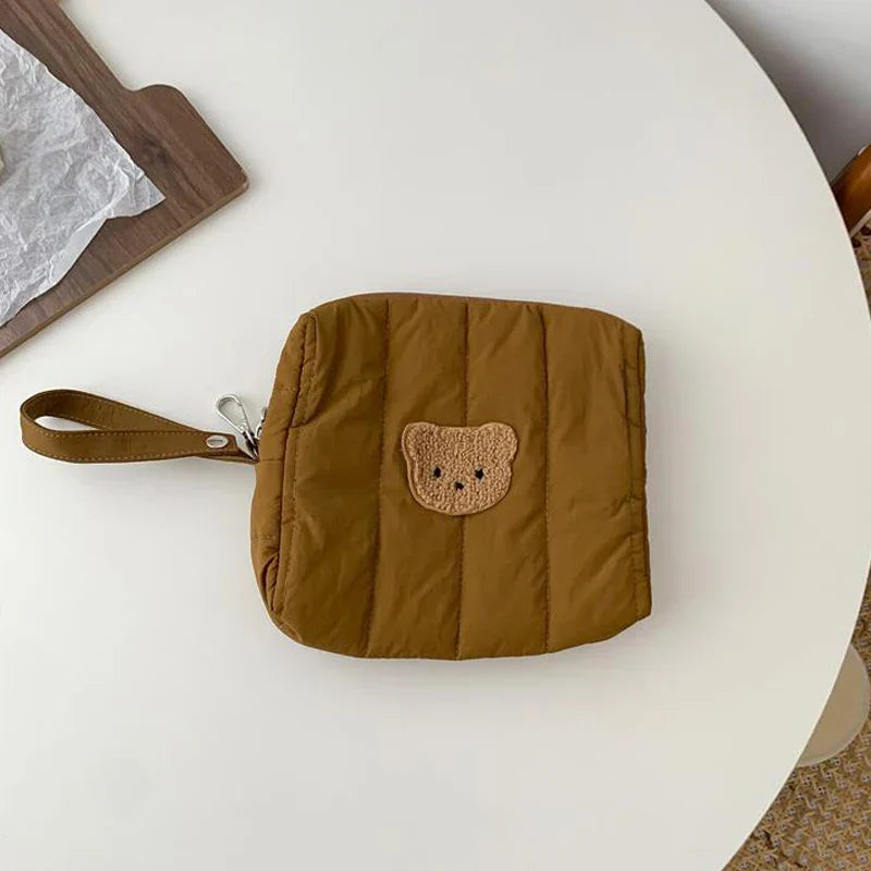 New Cartoon Kids Bedside Stroller Hanging Bag Bear