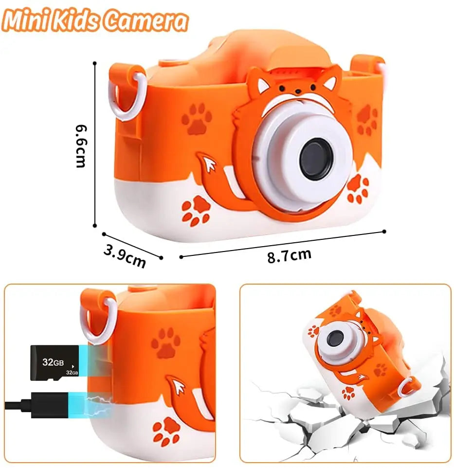 HD 1080P Kids Digital Camera 20MP Children Camera