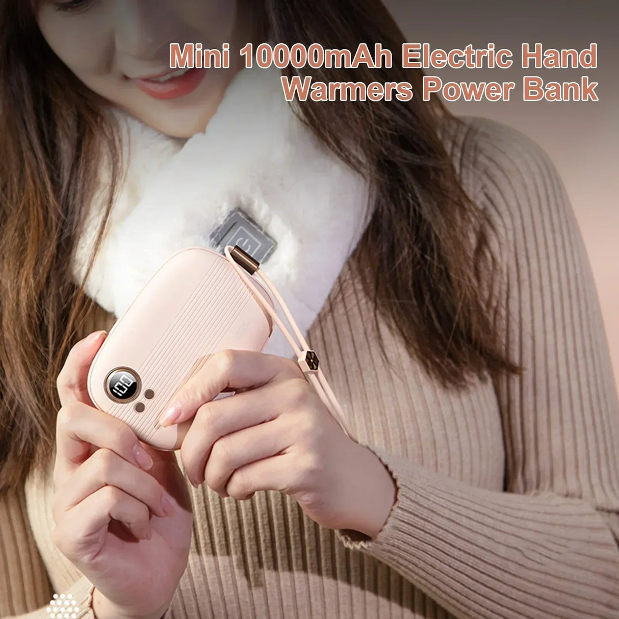 5000mAh Power Bank Mini Electric Hand Warmer USB