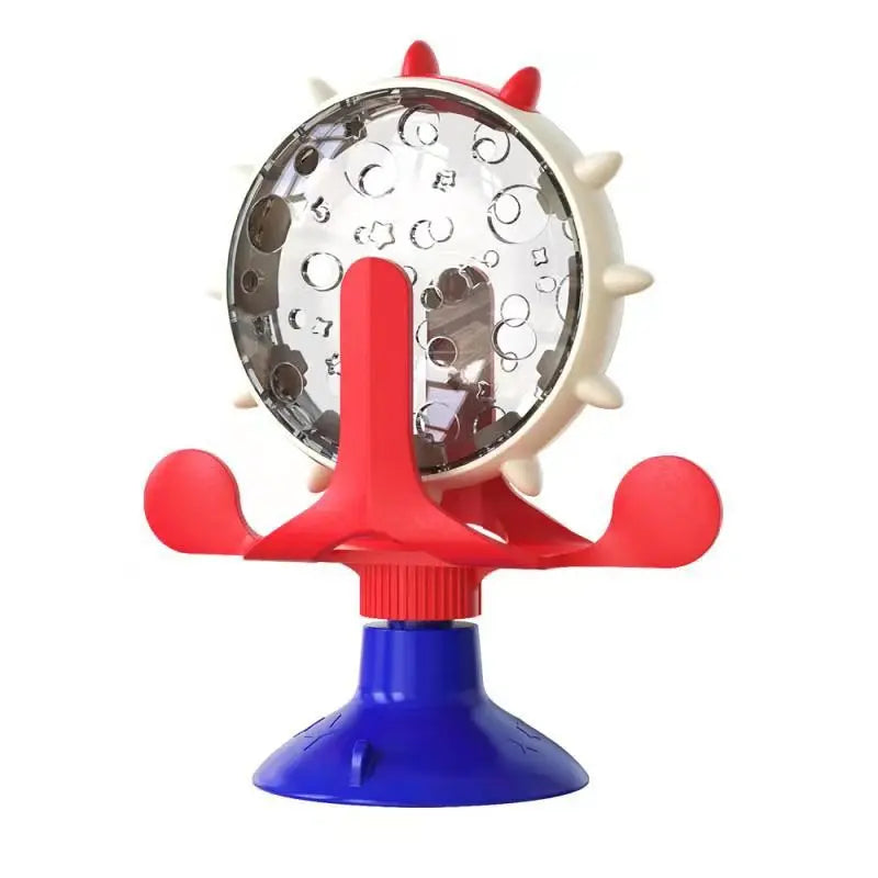 Windmill Cat Toys Dog Cat Feeding Interactive Wheel