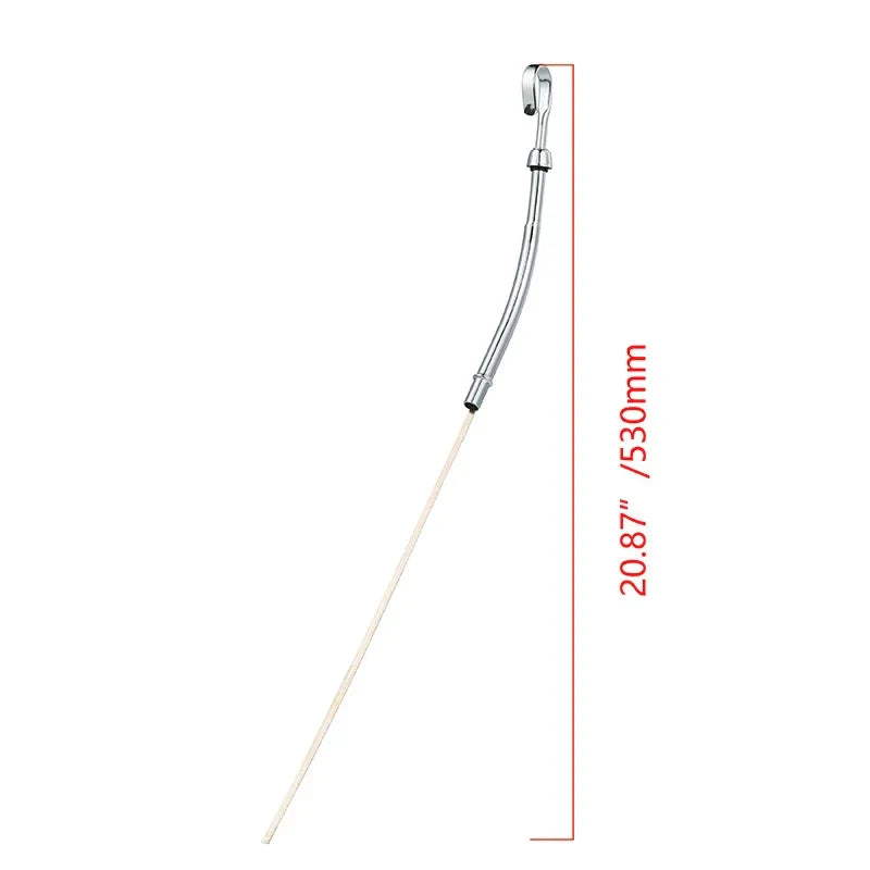 Car ChromeBlack Engine Dipstick Tube for Chevy 19571979