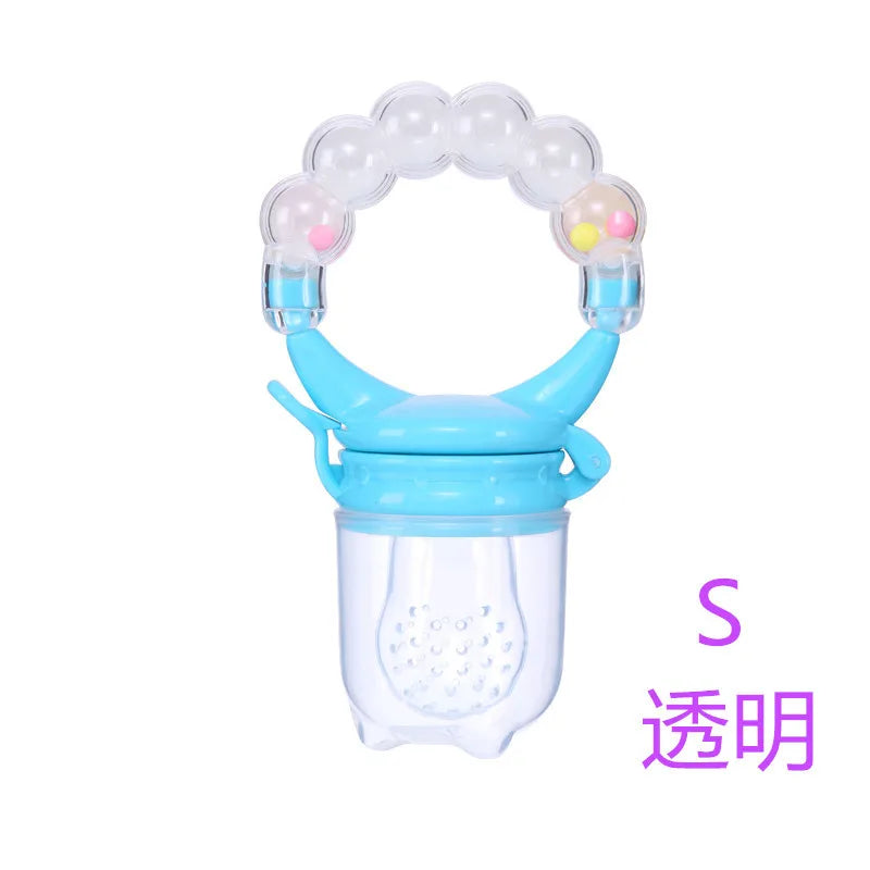 Silicone Baby Fruit Feeder with Cover Baby Nipple
