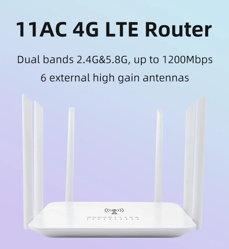 Benton CAT6 VPN Modem 4G WIFI Router LT260A
