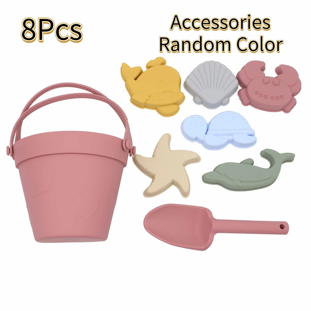 Summer Beach Toys Kids Soft Silicone Sandbox Set