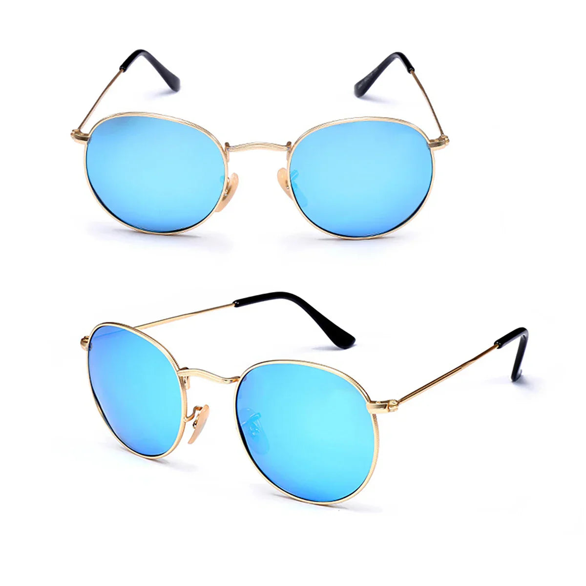 New Oval Metal Polarized Sunglasses for Women‘s and Men’s The Same Fashion Trend Glasses UV 400
