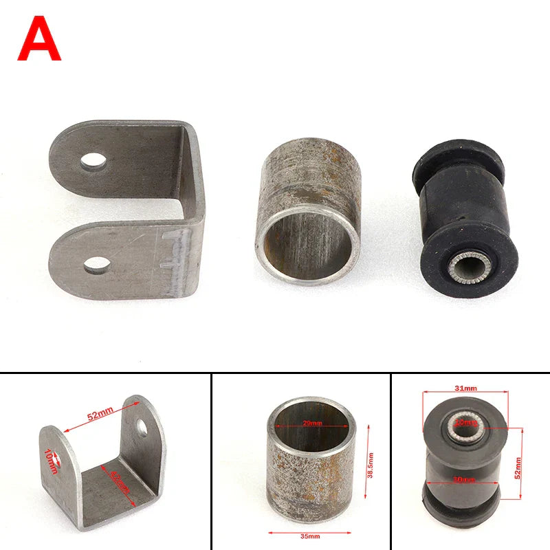 Swing arm Mount Brackets With Bushings hanging lugs