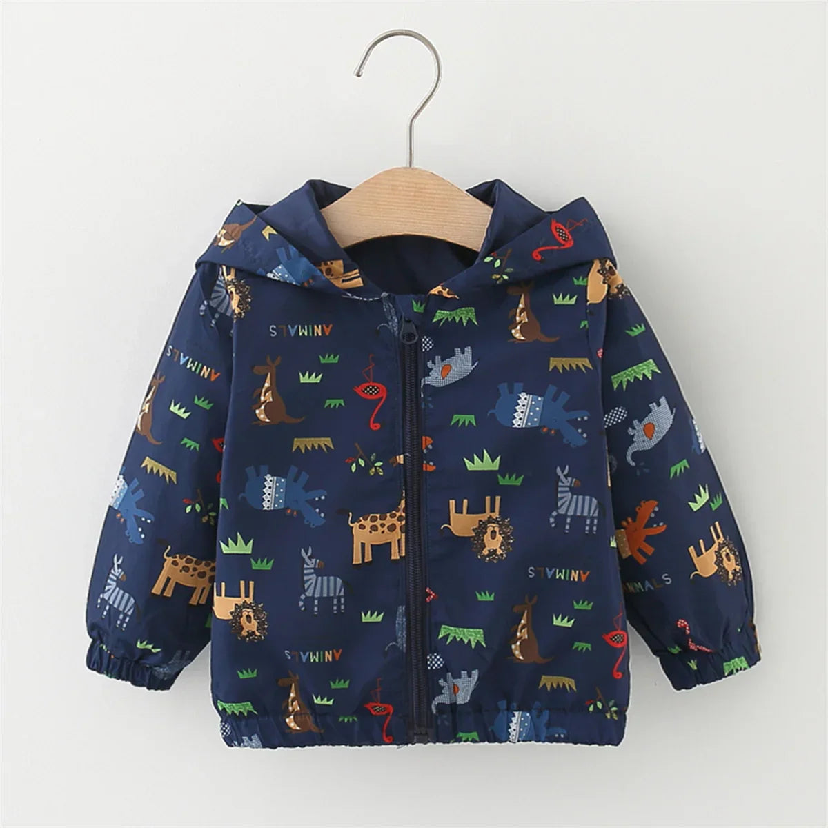 Baby Coat Spring And Autumn Boys' Hooded Zipper