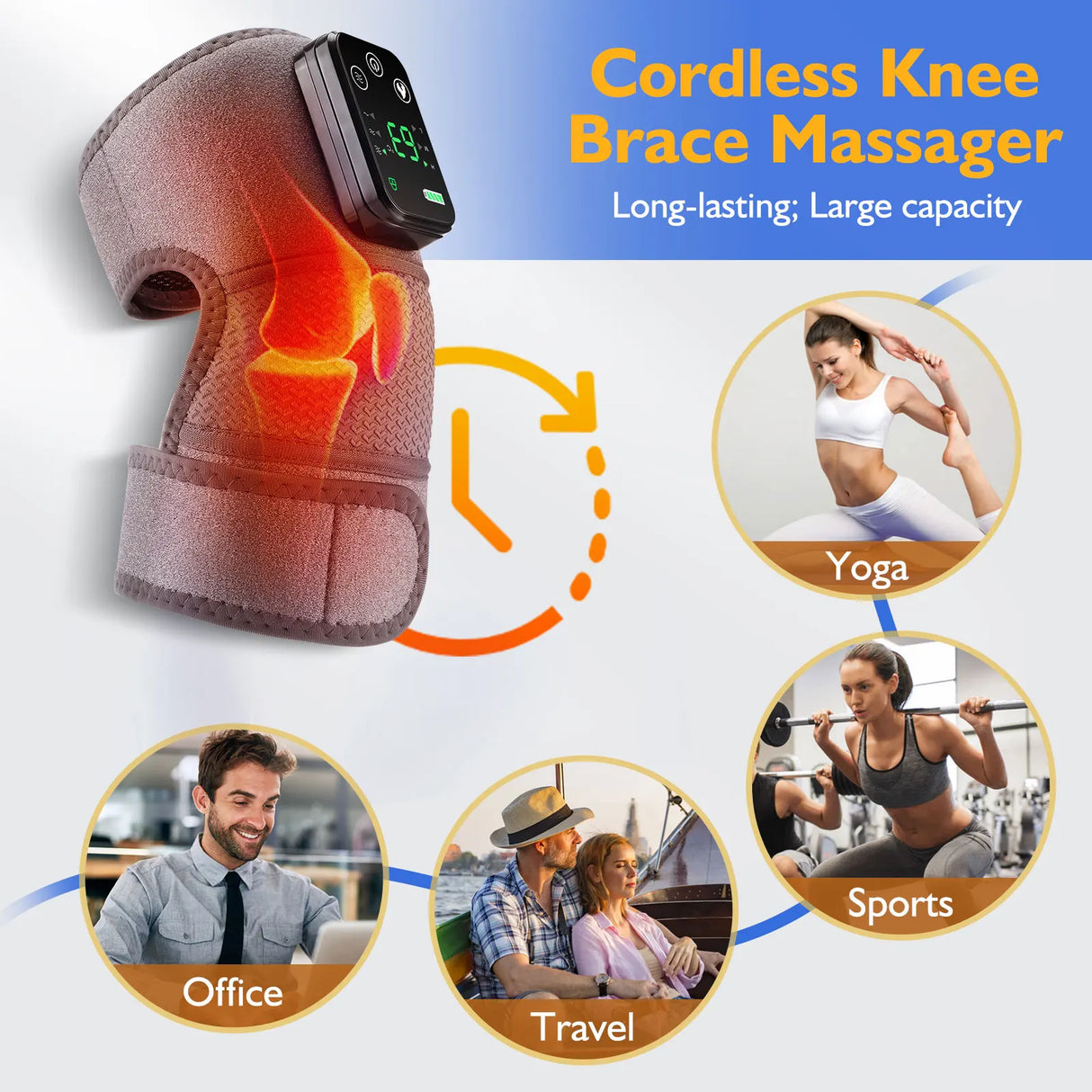 1PC Foot Care Knee Pad 3 in 1
