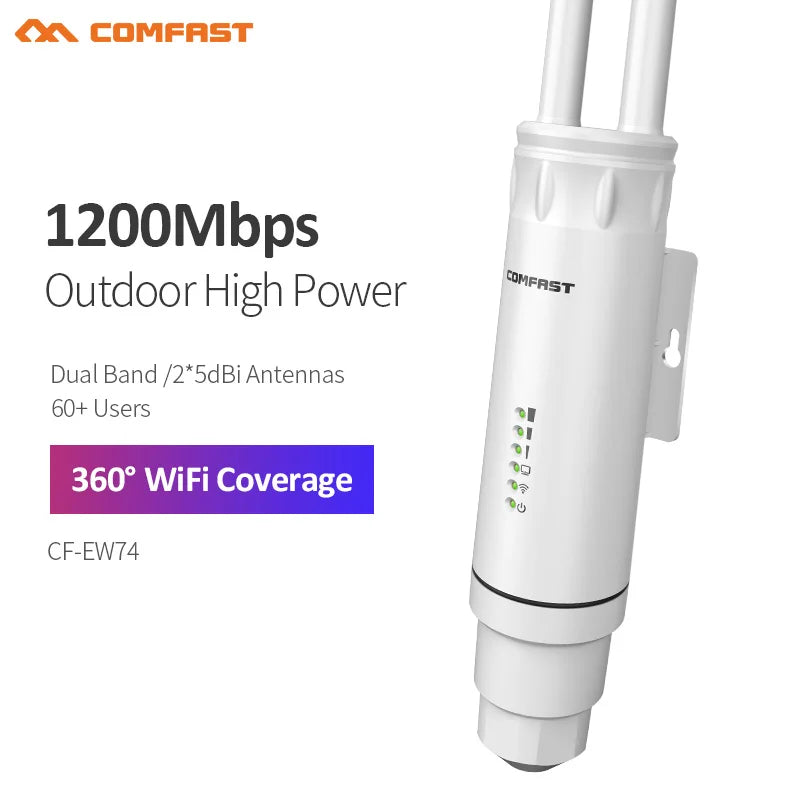 Comfast 300M/1200M Outdoor Access Point Wireless WiFi Extender