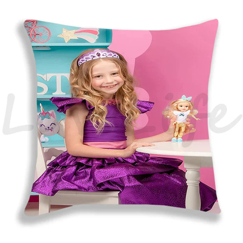 Cute Like Nastya Pillow Case Girls Pillowcase Sofa