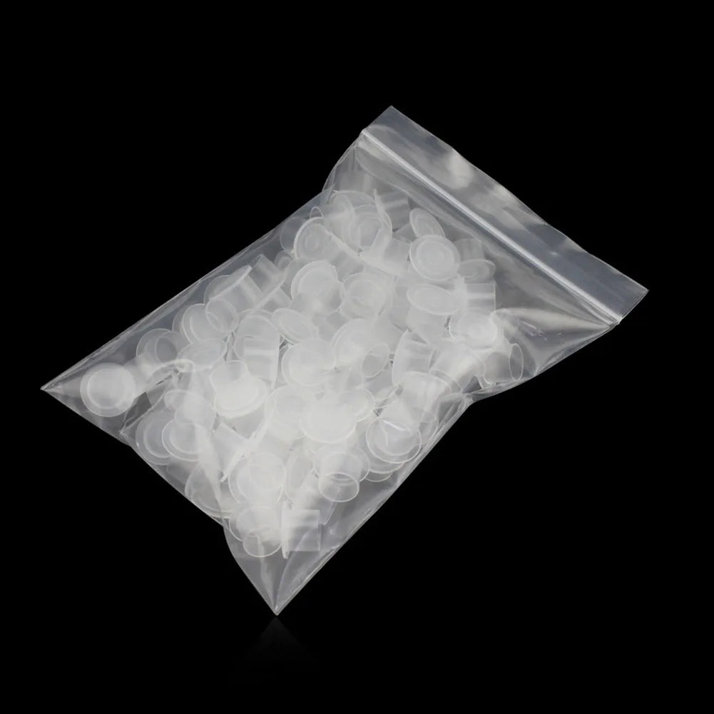 500/1000pcs S/M/L/XL Disposable Microblading Plastic Tattoo Ink Cups