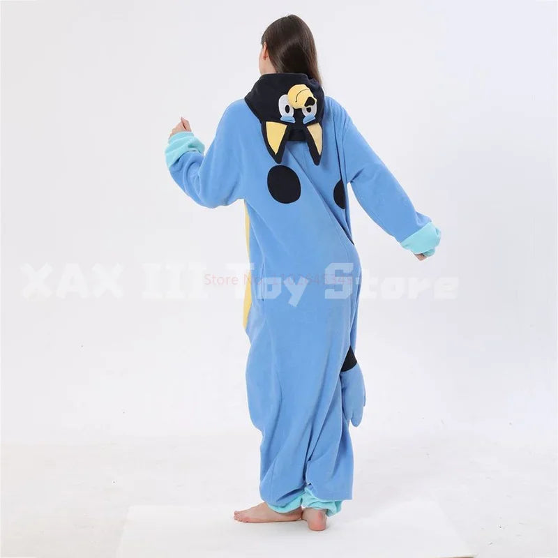 Cosplay Bluey Bingo Cartoon Adult Jumpsuit Padded Halloween